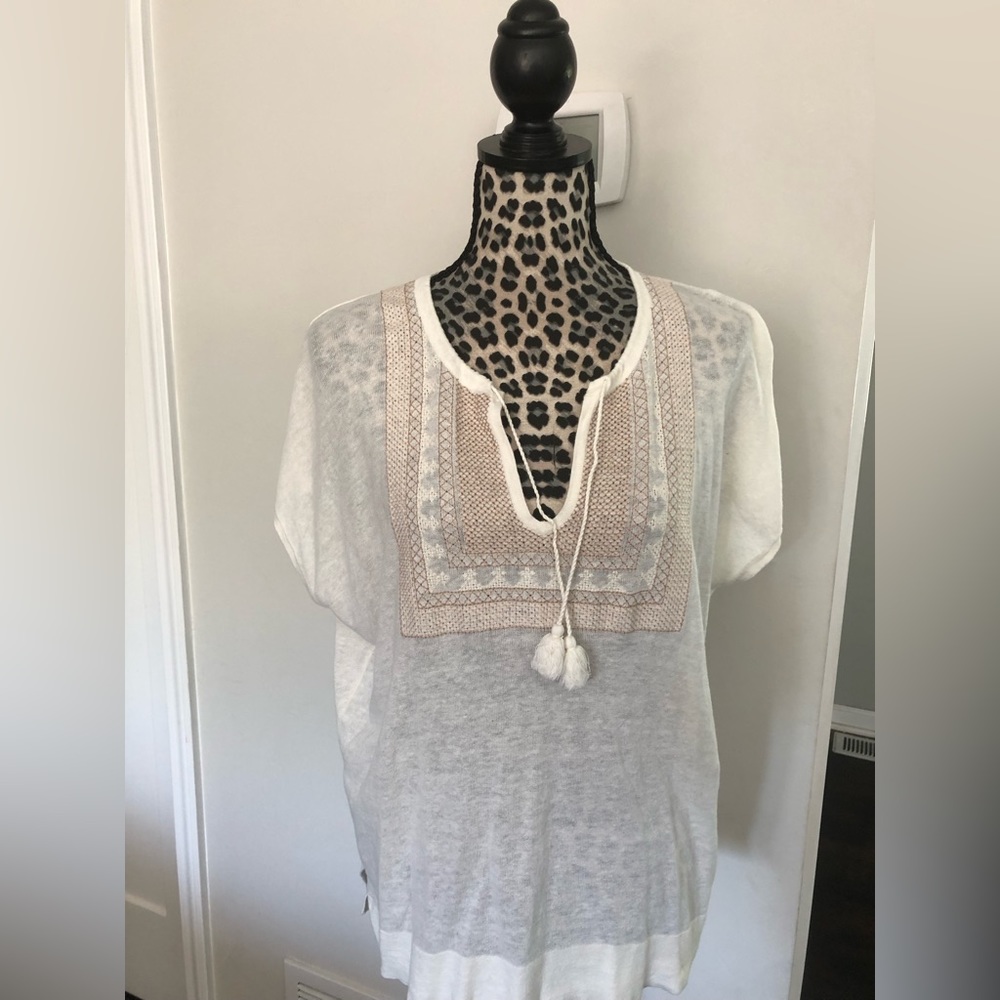 Madewell‎ Cream Boho Peasant Top